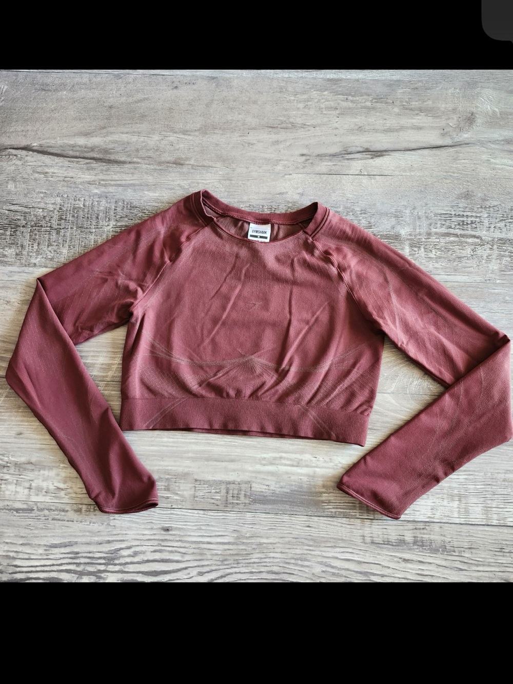 Gymshark long sleeve crop top